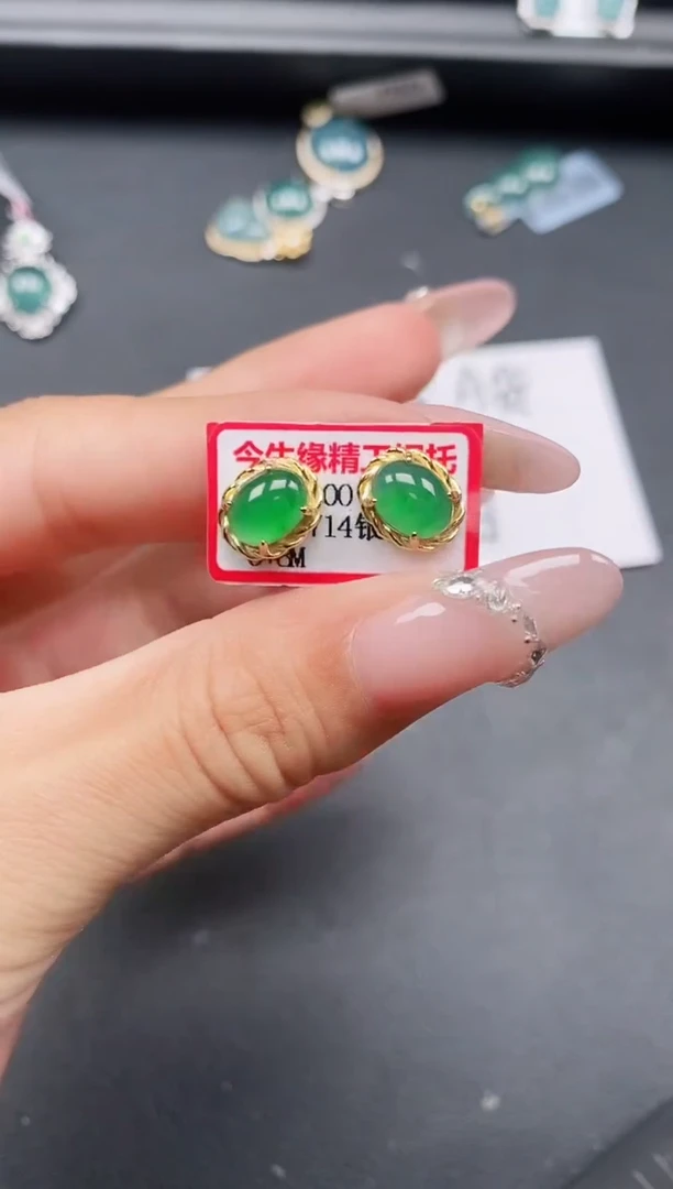 银S925镶嵌戒指翡翠111111