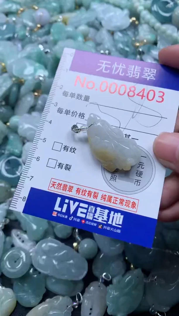 颈饰未镶嵌翡翠8403