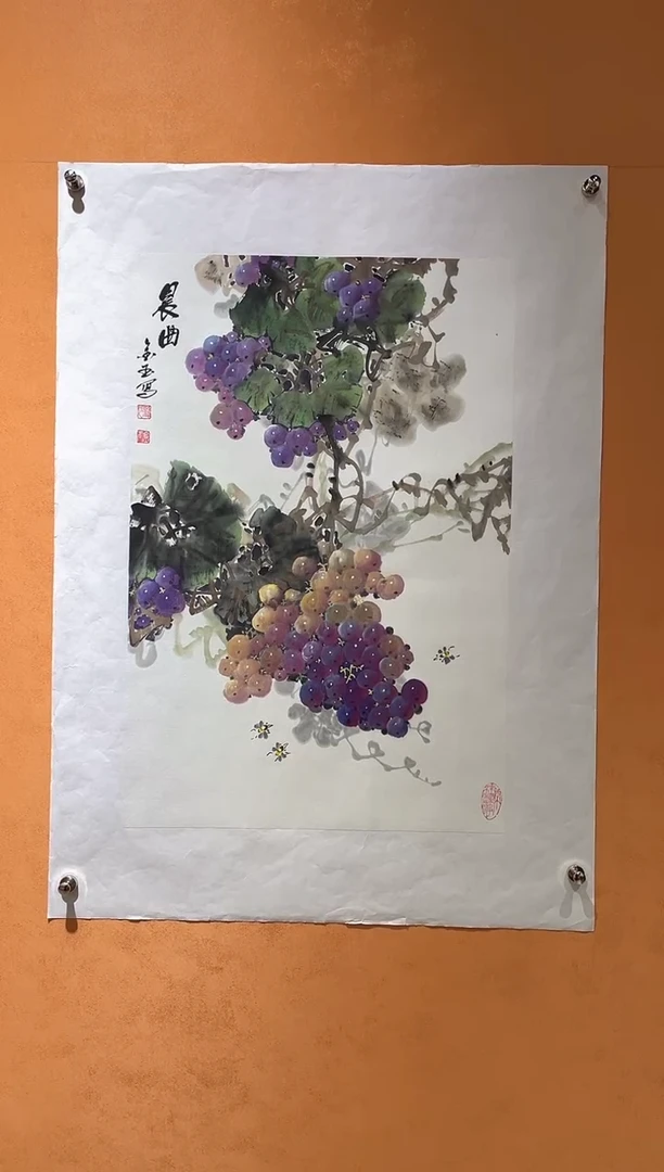 国画刘金玉老师亲笔手绘
