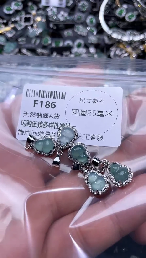 【闪购商品】翡翠颈饰未镶嵌F186多样性发其一