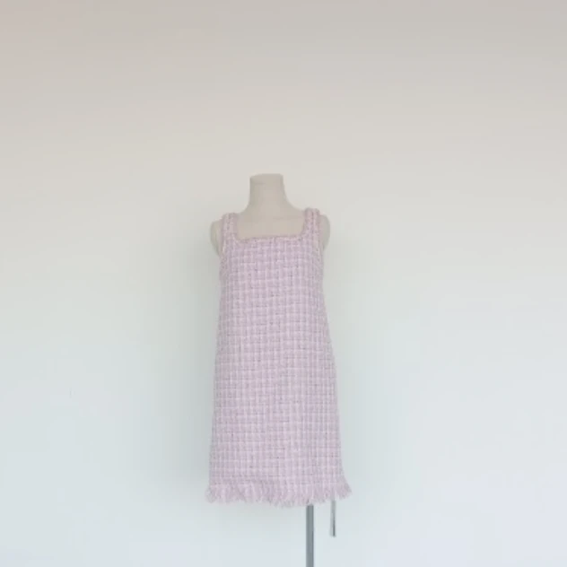 limil/丽米儿新款高定吊带小香风连衣裙9500036