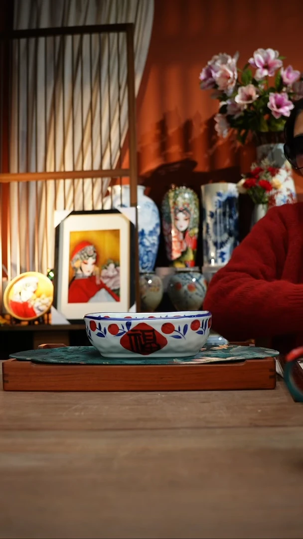 【简家甄选】景德镇设计师釉下手绘陶瓷