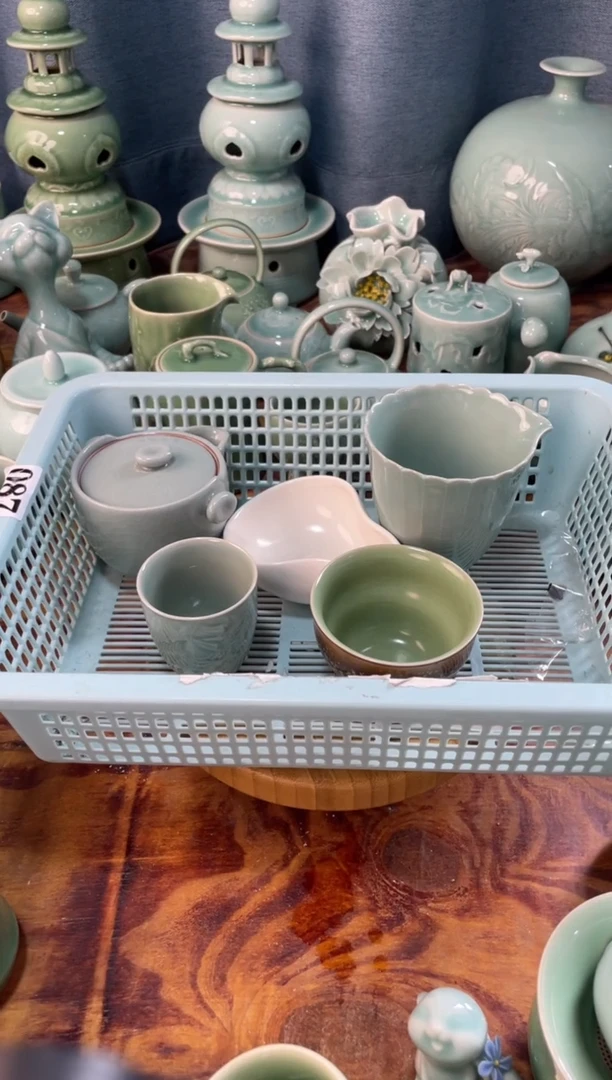 087微瑕慧语瓷坊 龙泉青瓷大促