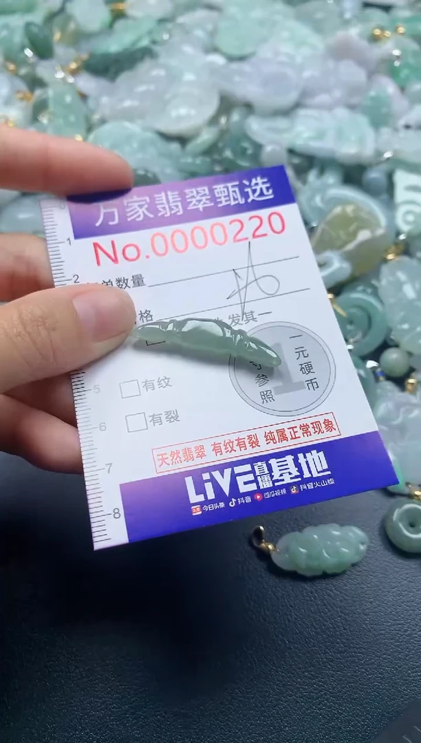 吊坠(不含链)未镶嵌翡翠0220