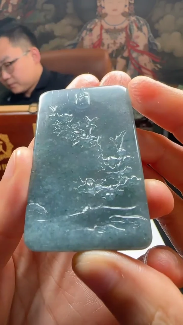 【闪购商品】定制翡翠未镶嵌L-@@QJXC11976