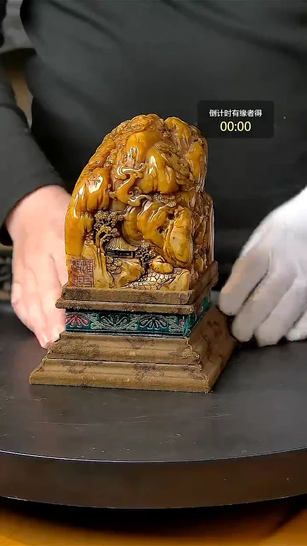 寿山石印石一物一拍