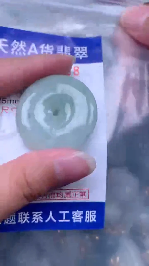 翡翠未镶嵌吊坠(不含链)1