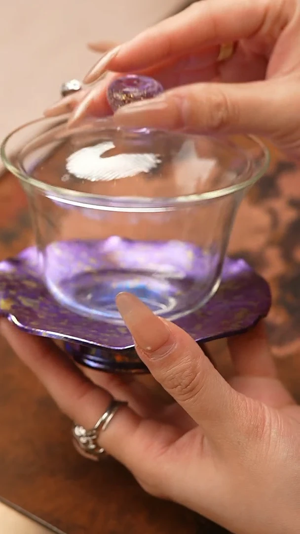 【闪购商品】禾器/曜辰盖碗/太空紫