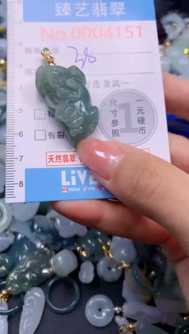 颈饰未镶嵌翡翠4151