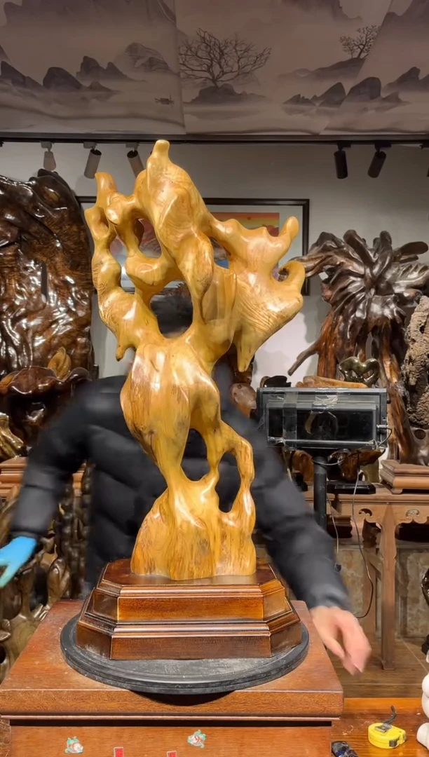 【闪购商品】金丝楠木艺金丝楠木自然摆件