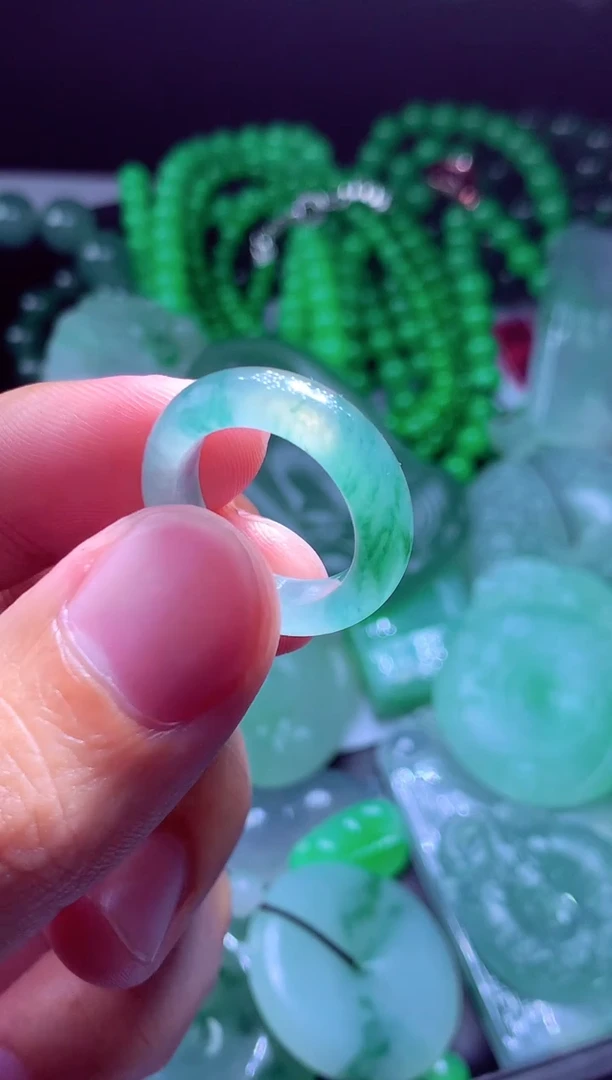 未镶嵌定制翡翠荪*#翡翠毛货定制565474