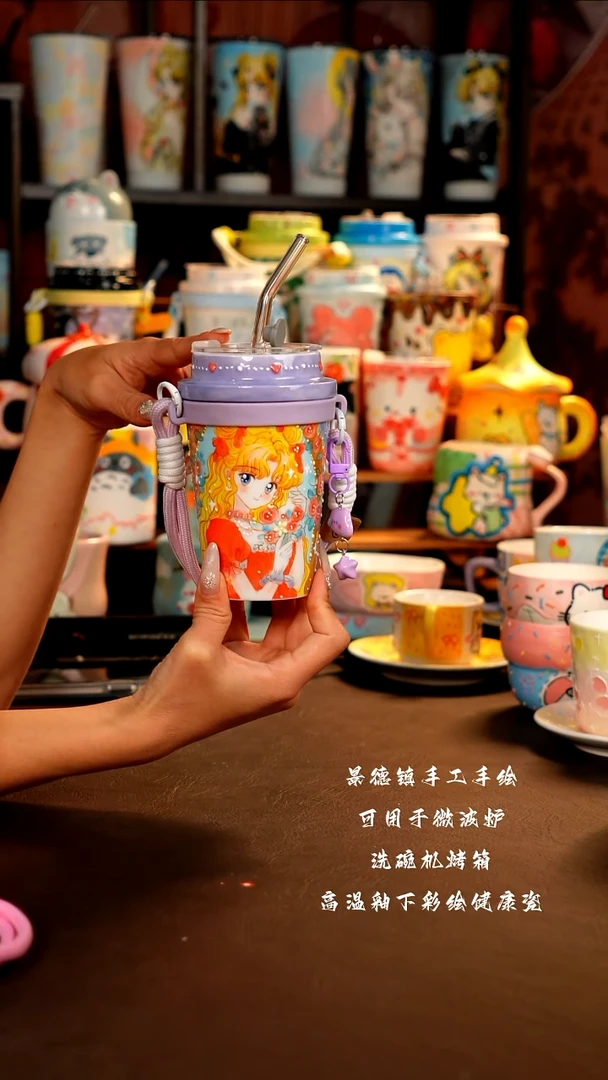 景德镇手工手绘杯杯