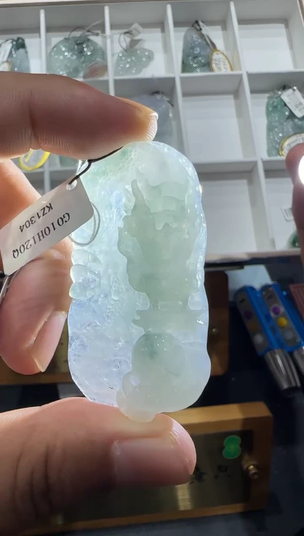 未镶嵌挂件翡翠A货翡翠多样性孤品