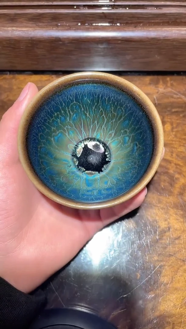 【闪购商品】茶盏名家徐亚凤建盏（带证书礼盒）17