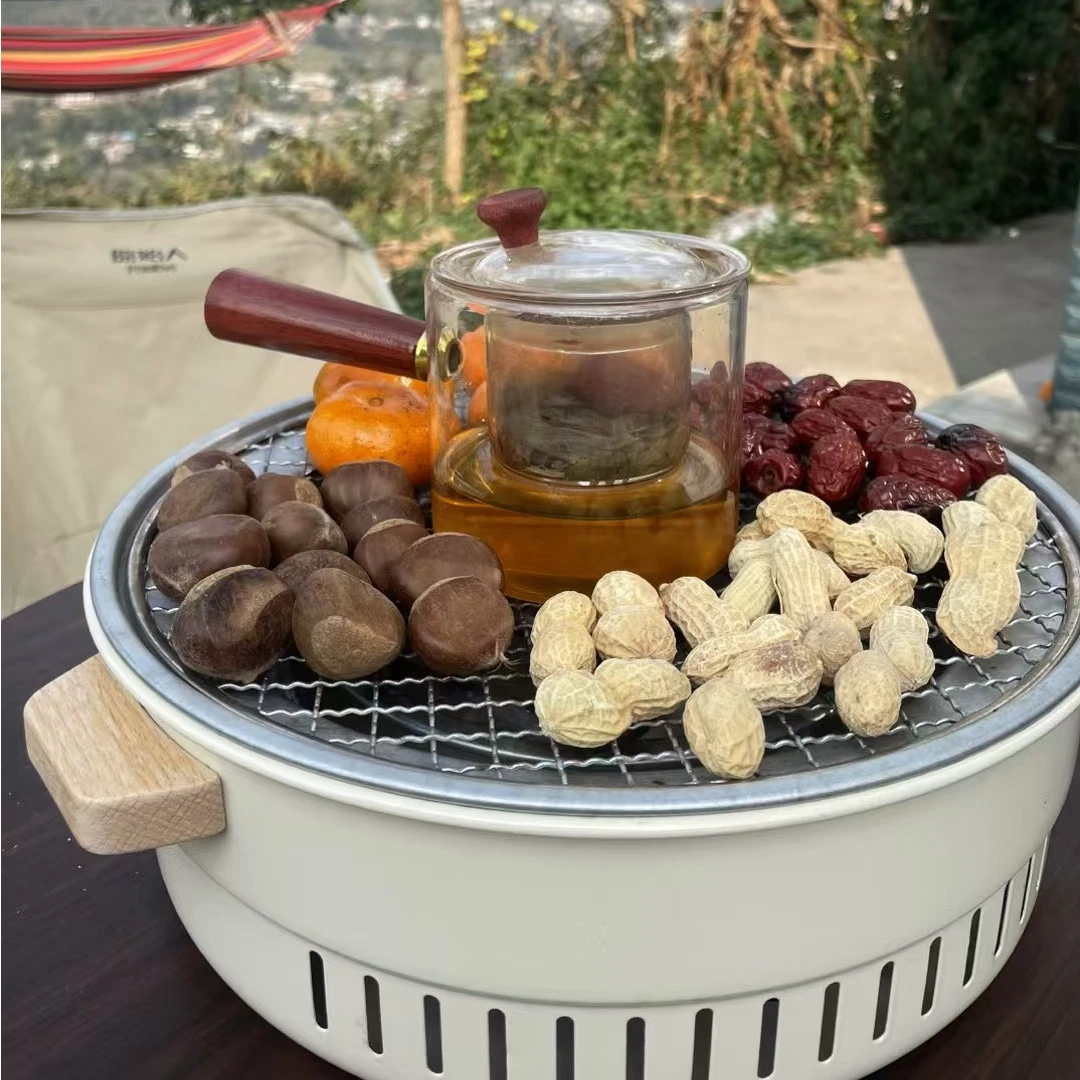 探险者户外室内围炉煮茶两用烤火炉