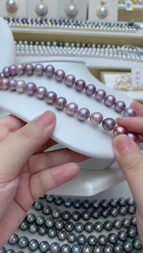 淡水珍珠未镶嵌项链w29