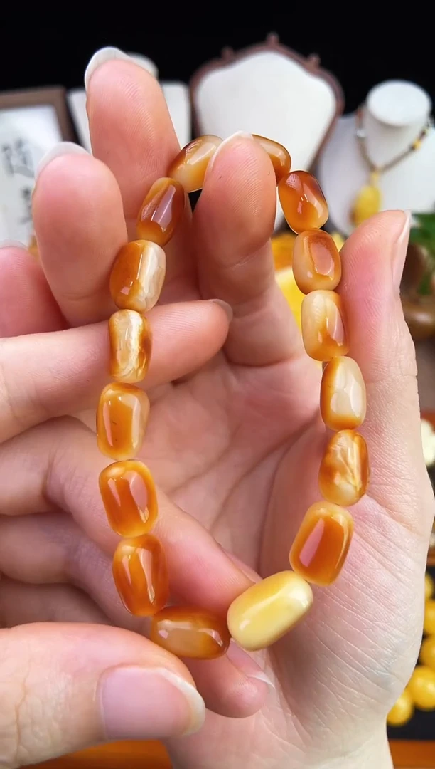 琥珀未镶嵌珠宝奇石柒月