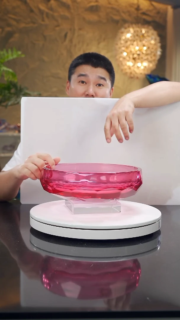 摆件设计款金红切面果碗