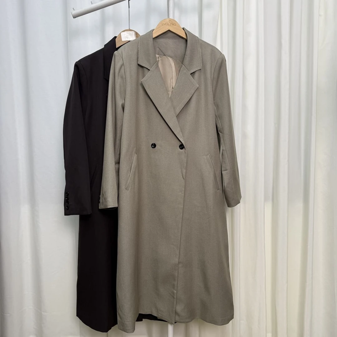 5182秋款长风衣外套34（有）