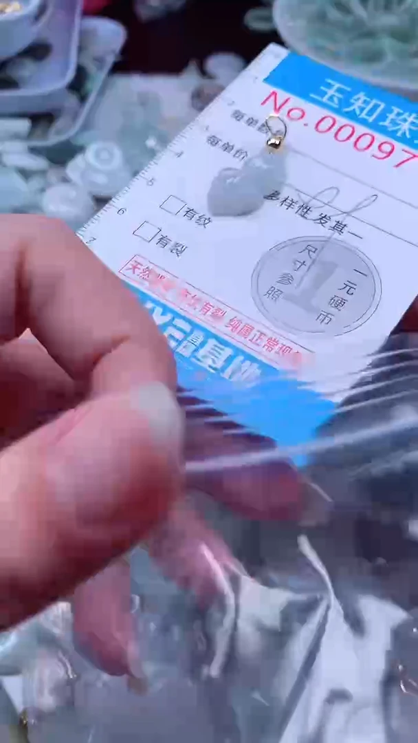 翡翠未镶嵌吊坠(不含链)9717
