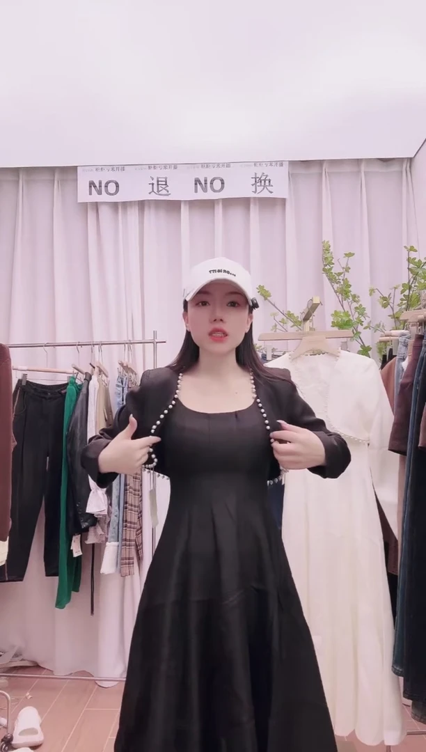 南方姑娘 专柜福利 黑色  中码 连衣裙套装 （套装）