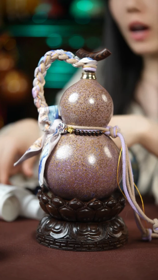 【闪购商品】774号500ml左右的非遗漆器酒葫芦