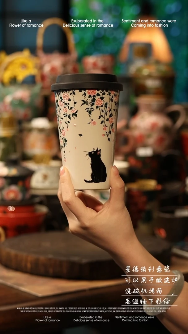 陶瓷景德镇高温釉下彩手工手绘款式@A0780@