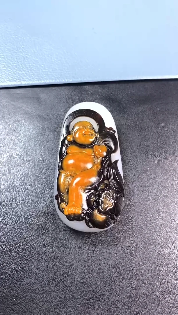 和田玉未镶嵌把件1