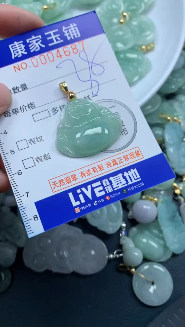 颈饰未镶嵌翡翠4687