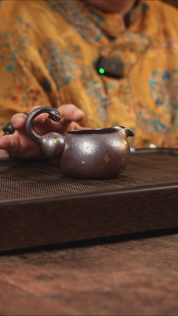 宜兴紫砂小叶紫檀木柴烧葫芦公道