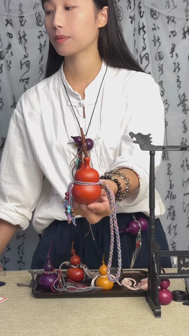 大漆葫芦挂件------033