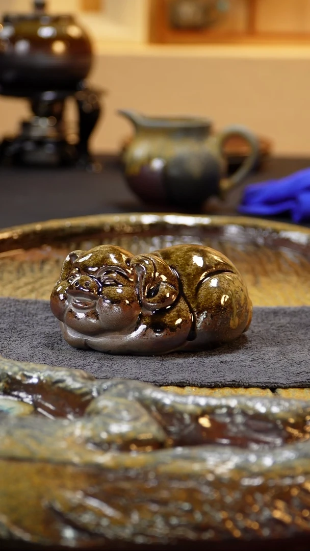 紫砂柴烧纯自然柴烧