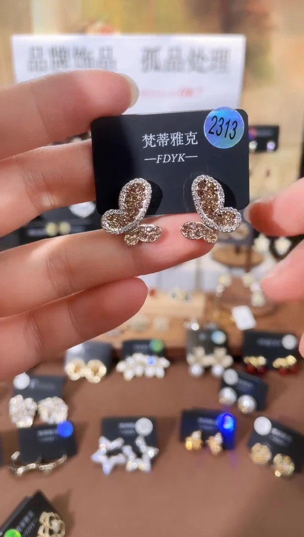 合金925银锆石梵2313
