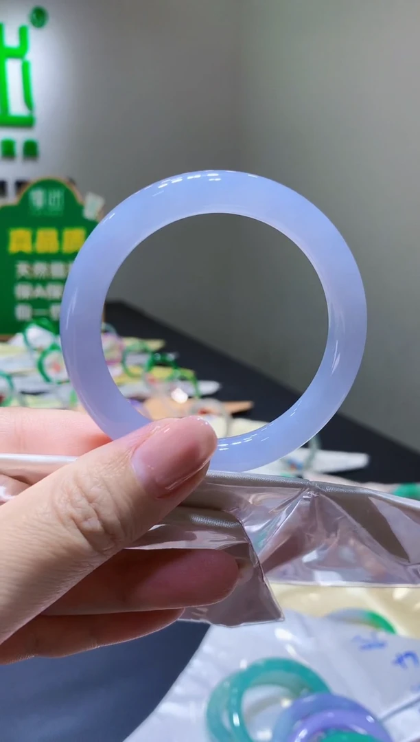 未镶嵌手镯翡翠c64天然A货缅甸翡翠54