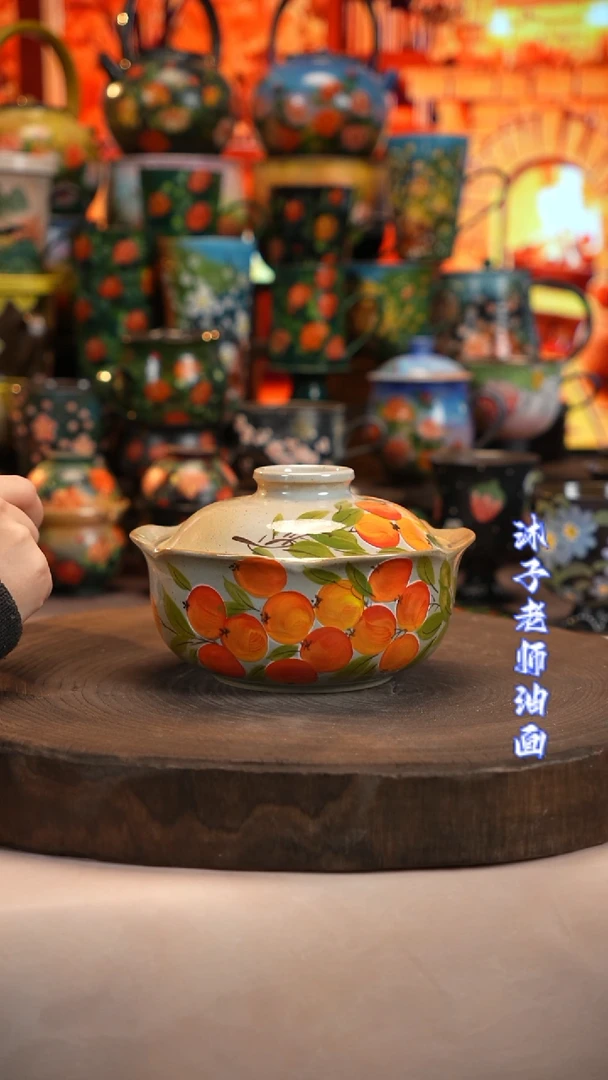 油画   釉下彩  碗