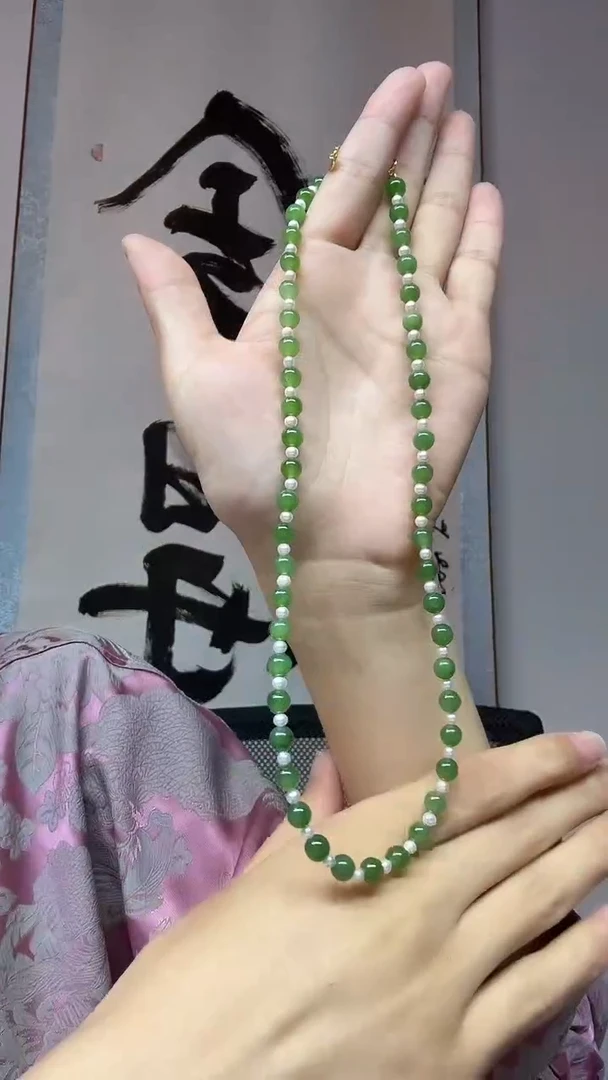 和田玉未镶嵌项链小何严选