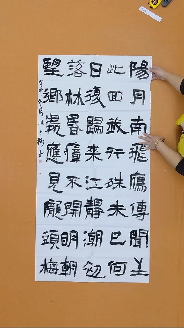 书法张士轲   河南   书法硕S   138*68cm毛边