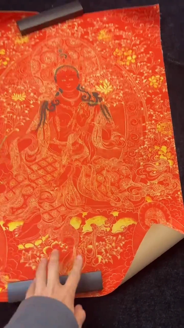 装裱画唐卡藏艺阁高端绘画作品TK16004