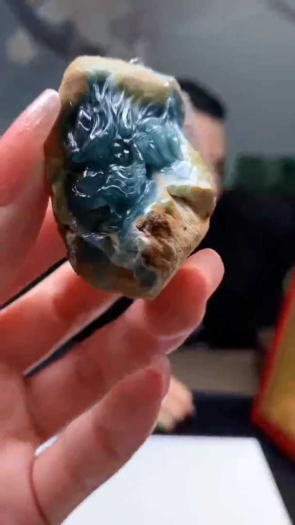【闪购商品】定制翡翠未镶嵌1044ry-毛货挂件18