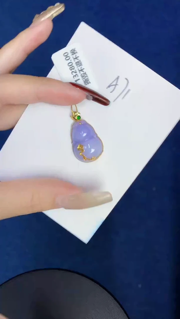 【闪购商品】翡翠颈饰18K金镶嵌00000000000