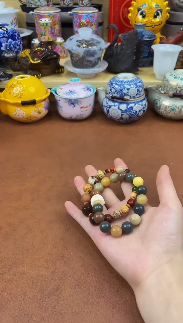 陶瓷茶具摆件旅行套组