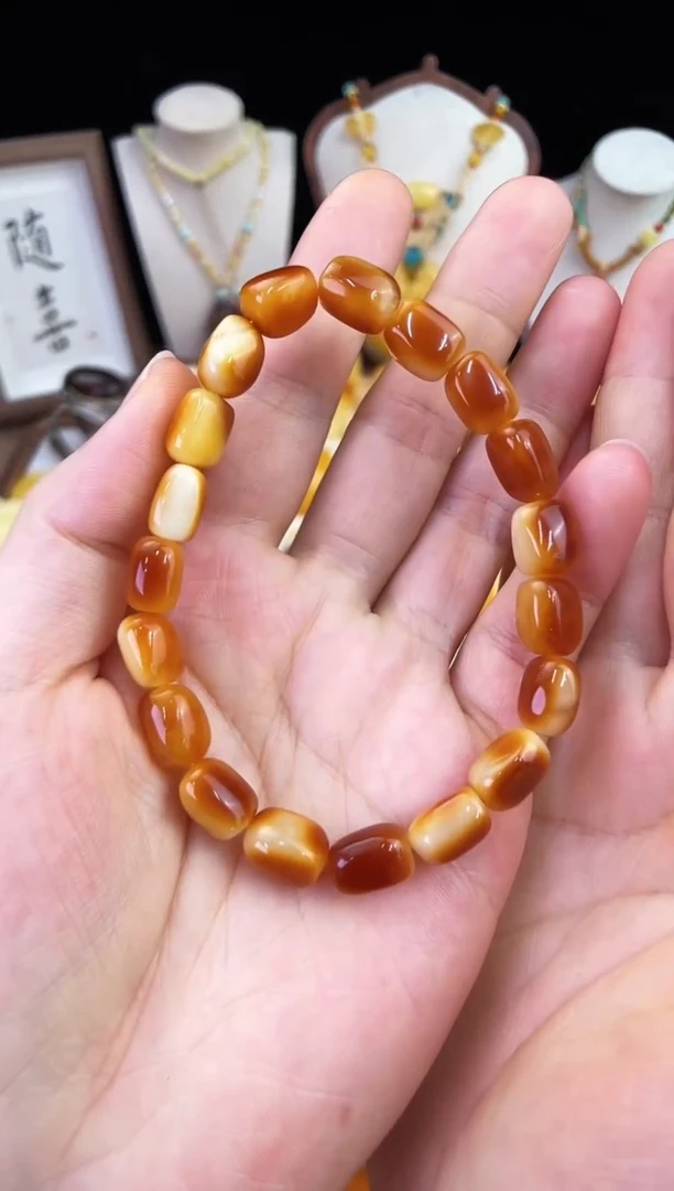 琥珀未镶嵌珠宝奇石柒月