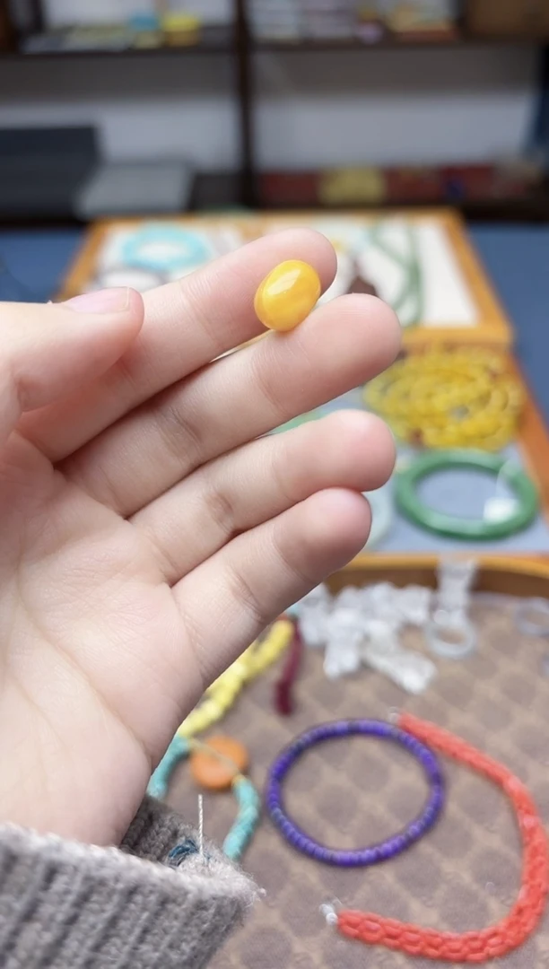 裸石蜜蜡未镶嵌蜜蜡桶珠配饰GW