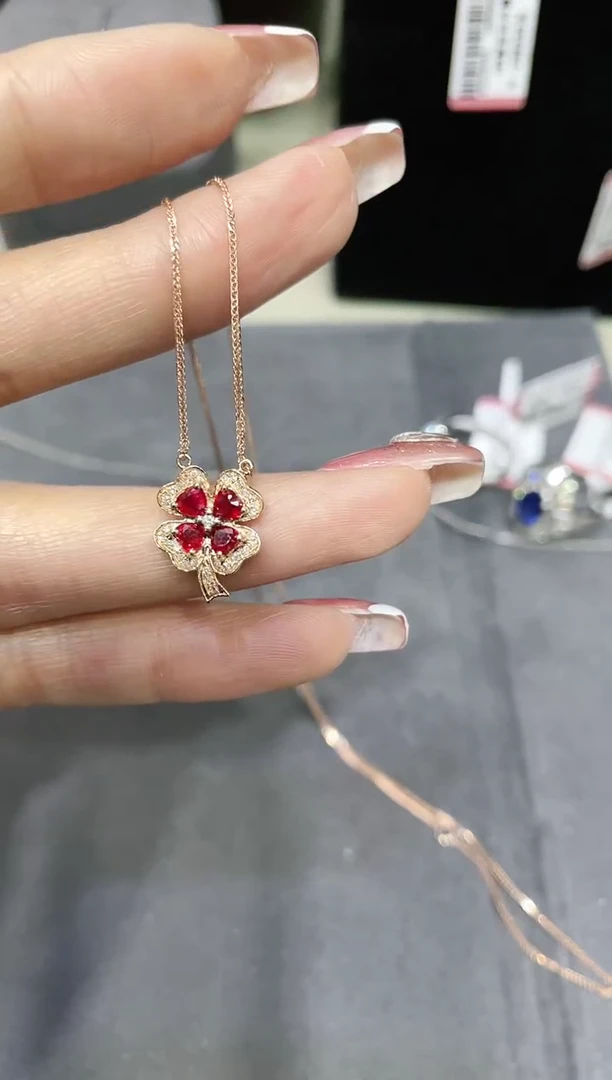 【闪购商品】红宝石新款18K金镶嵌·