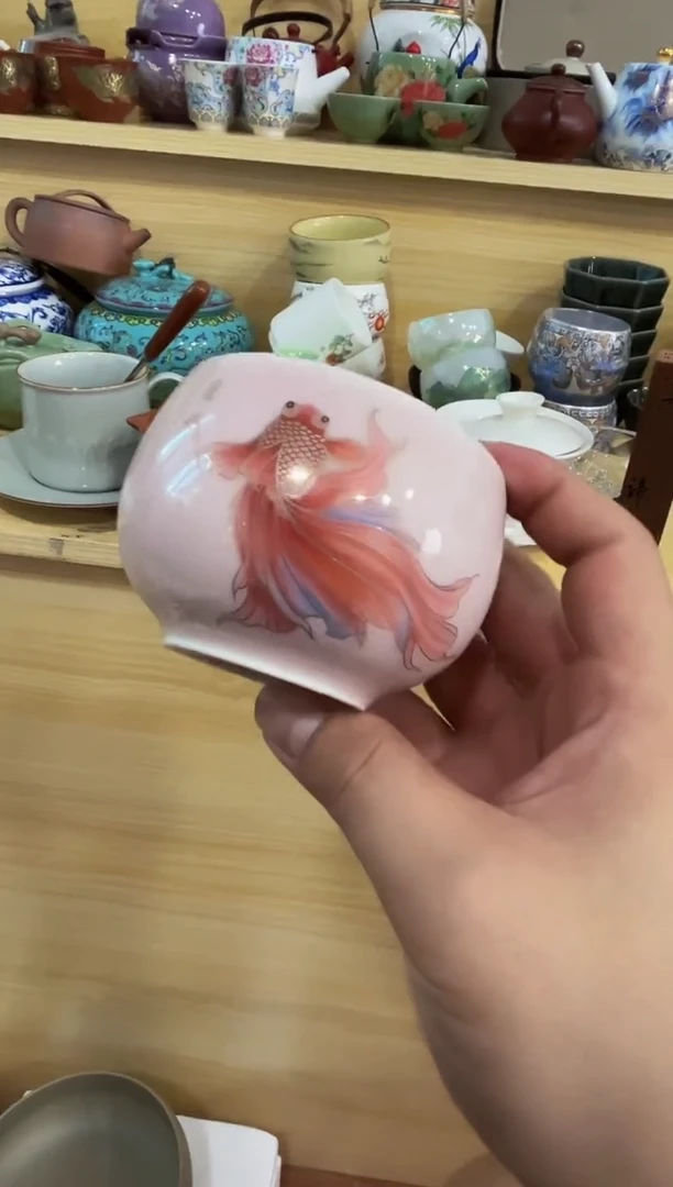 陶瓷茶具摆件旅行套组