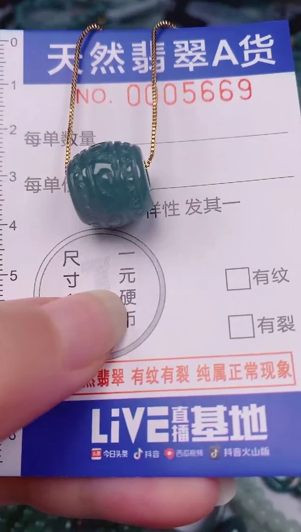 颈饰未镶嵌翡翠00005669