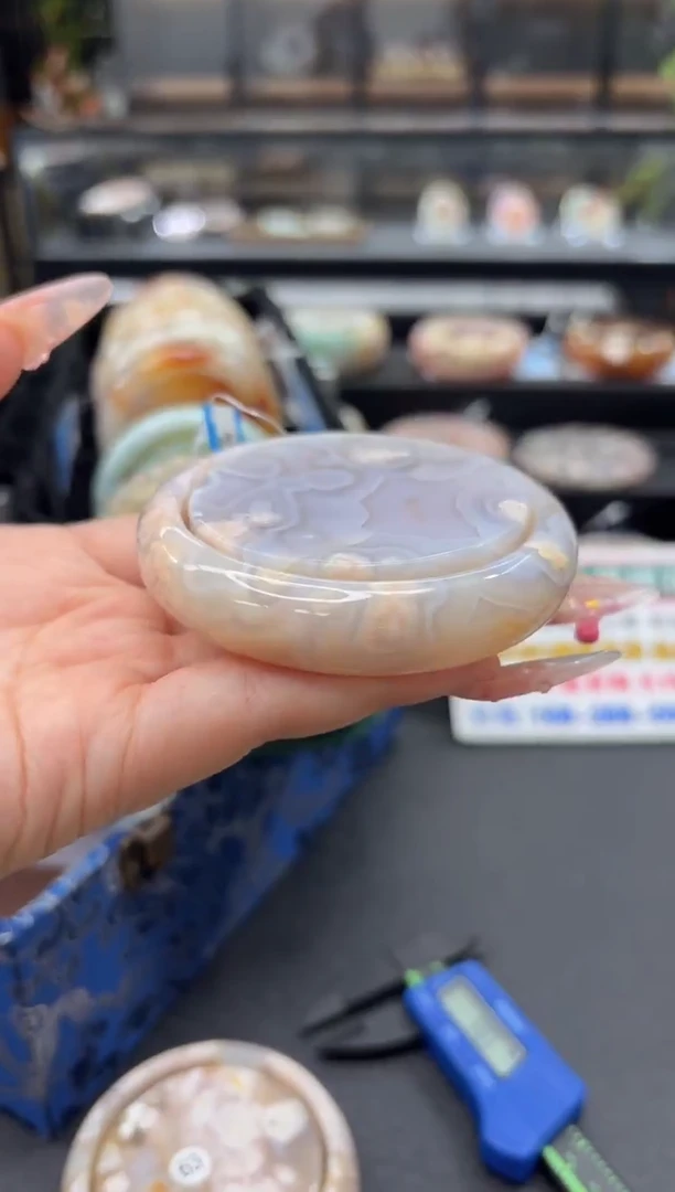 未镶嵌手镯石英质玉286(59圈赠送镯心)