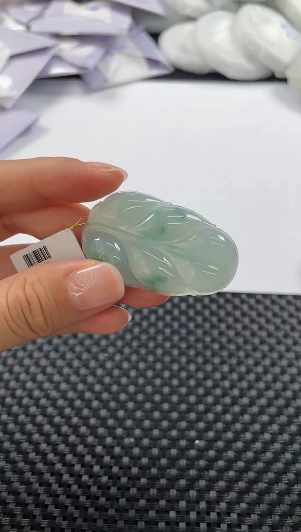 颈饰未镶嵌翡翠基地发货H 0550 叶子