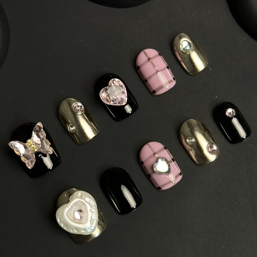 宏飞 纯手工穿戴甲 短短T