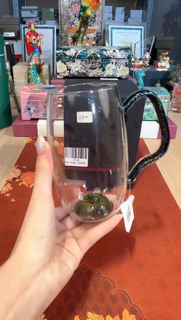 【闪购商品】杯182晶焱羽蓉杯（绿凤尾）